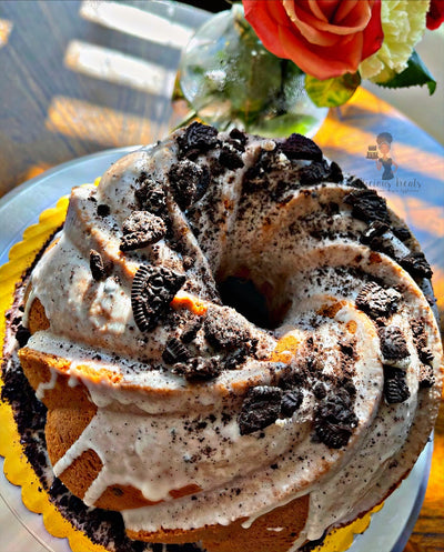 Cookies and Cream Bundt Cake