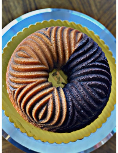 Chocolate and Vanilla, Marble, Bundt Cake